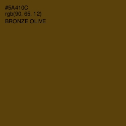 #5A410C - Bronze Olive Color Image